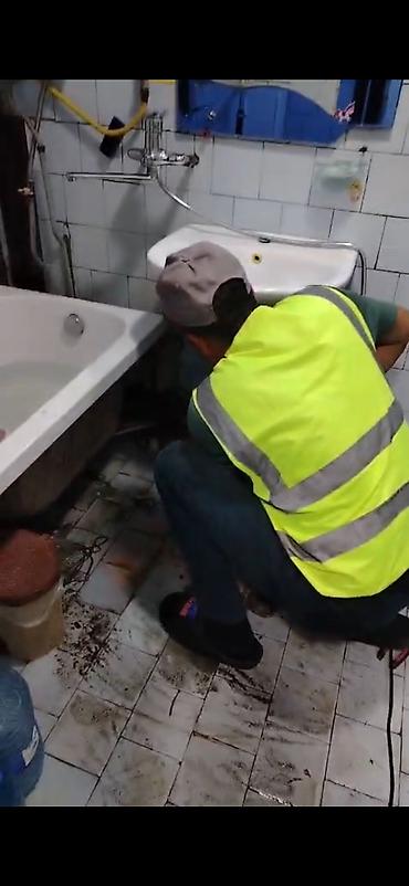 Канализация: Tutulmuş kanalizasiya borularının açılması Mətbəx və hamam xəttlərinin — 9