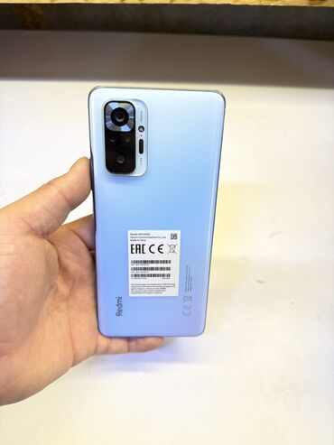 realme 8 pro бишкек: Redmi, Redmi Note 10 Pro, Б/у, 256 ГБ, цвет - Голубой, 2 SIM