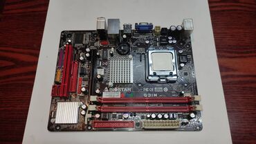 бу ноутбуки из европы: Энелик плата, Колдонулган, Biostar, LGA775, Micro-ATX, ПК үчүн