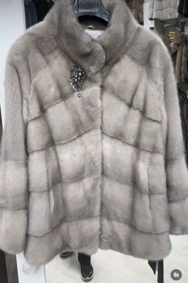 Шубы: Шуба, Mink fur, Transformer clothes, 3XL (EU 46)