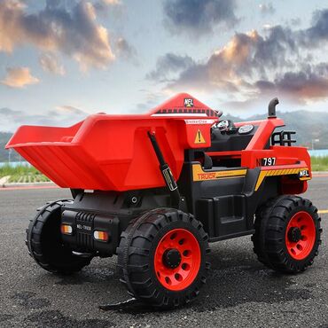 Uşaq üçün elektrik maşınları: Uşaqlar üçün elektrik traktor. 2- 8 yaş uşaqlar üçün istifadəlidir — 12