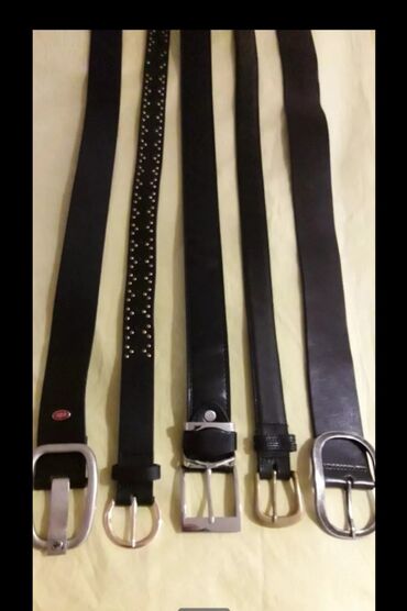 Ремни и пояса: Ремень, Другой бренд, Материал: Натуральная кожа, Мужские, Б/у — 17