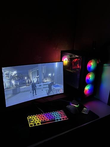 Masaüstü kompüterlər və iş stansiyaları: Rampage 165 hz 24 inc ekran Msi z390 ana plata İ7 9700k Rx 6650xt — 1