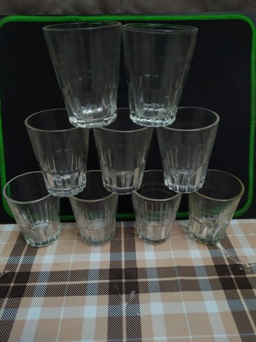 Посуда столовая: 👍 Продаются стаканы и рюмки. 1.) Стаканы для напитков "NINE SEP". В — 11