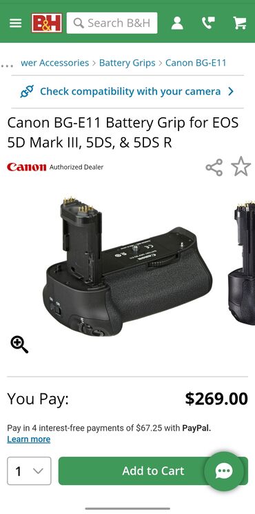 оригинальные расходные материалы polaroid набор стержней: Батарейный блок для Canon 5D Mark III новый-battery grip for Canon 5D