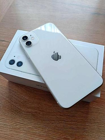 ipad 64: IPhone 11, Б/у, 64 ГБ, Белый, Коробка, 77 % — 1