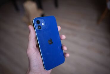 Apple iPhone: IPhone 12, Б/у, 128 ГБ, Синий, Коробка, 82 %