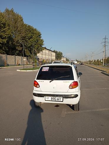 спринтер выезд: Daewoo Matiz: 2000 г., 0.8 л, Механика — 5