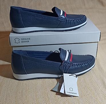 Mokasine: Lasocki ženske kožne mokasine38novenikad nosene. - Model — 1