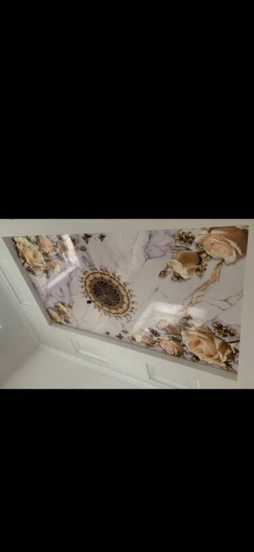 Натяжной потолок: Натяжной потолок Глянцевое, Матовое, 3D потолки Гарантия, Бесплатная консультация, Бесплатный замер — 13