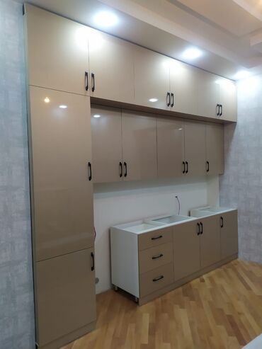 Sifarişlə mətbəx mebeli: Sifarişlə mətbəx dəsti, Özü çəkən petlələr, DSP, Kredit yoxdur, Ödənişli çatdırılma — 2