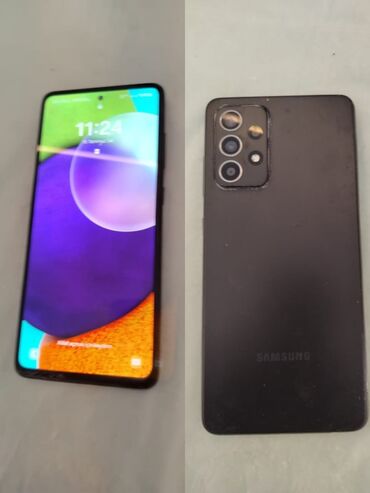 телефон fly fs504 чехлы: Samsung Galaxy A52, 256 GB, rəng - Qara, Sensor, Barmaq izi, İki sim kartlı