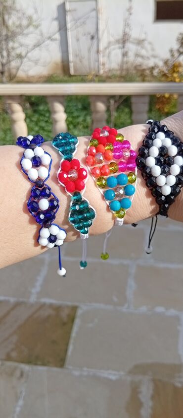 Velosiped ehtiyyat hissələri: Məhsul: Əllə hazırlanmış muncuqlu bilərziklər - Dizayn: Fərqli — 5