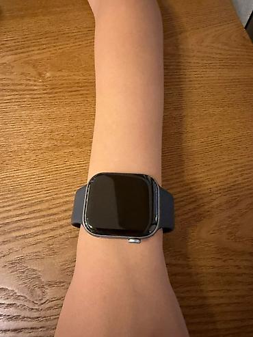 Apple Watch: Apple Watch 11 Смарт-часы с квадратным экраном и силиконовым ремешком — 3