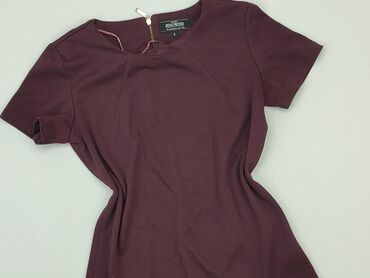 gładka bluzki z krótkim rękawem: Blouse, S (EU 36), condition - Very good