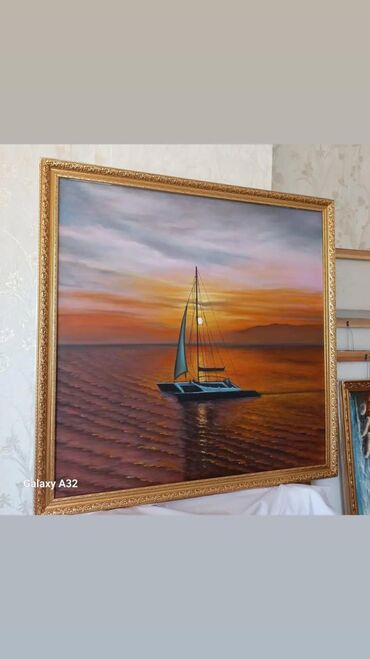 Şəkillər, tablolar: Rəssamlıq əsərləri – orijinal yağlı boya tablolarıÖlçü 130/90.  — 9