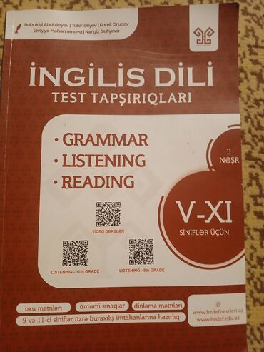 Testlər: İngilis dili Testlər 11-ci sinif, Hədəf, 2-ci hissə, 2023 il