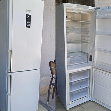 Soyuducular: 2 qapılı Hotpoint Ariston Soyuducu Satılır, rəng - Ağ