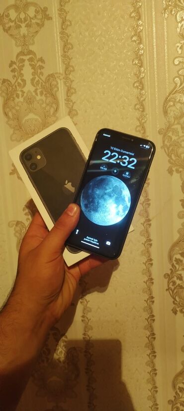 i̇phone 1: IPhone 11, 64 GB, Qara, Barmaq izi