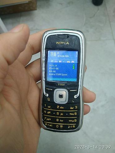 5500: Nokia 5500 Sport, Б/у, 2 ГБ, цвет - Шампань, 1 SIM — 2