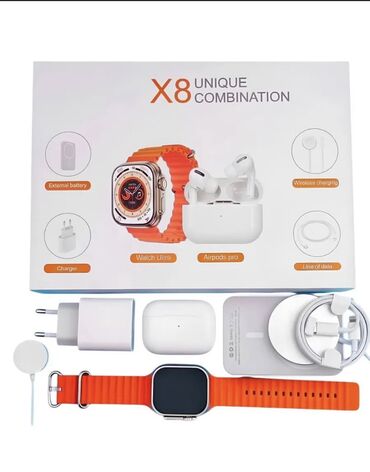apple watch series 7 копия: Качественная реплика часов беспроводных наушников Air Pods Pro 2 и