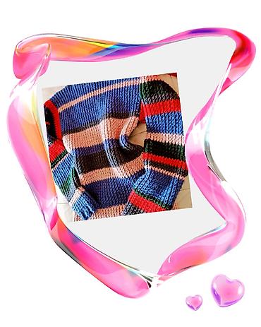 Džemperi, kardigani: Džemper novi ručno pleteni vel XL. Obim grudi 90 cm, dužina 66 cm na lalafo.rs — 1 Džemperi, kardigani: Džemper novi ručno pleteni vel XL. Obim grudi 90 cm, dužina 66 cm — 1