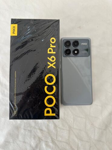 xiaomi монитор: Poco X6 Pro 5G, Колдонулган, 512 ГБ, түсү - Боз