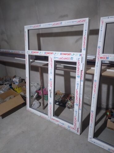 Fortoçkalar: Təzə plastik pəncərələr satılır.ölçüsü 1 in 1 ə olanlar 80 manat. 1 in — 9