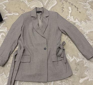 Üst geyimi: Qadın dəbli blazerlər – 3 rəng - Qara ikiqat düyməli blazer: klassik — 7