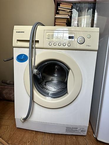hamam kranti: Samsung önyükləməli paltaryuyan maşın - Yük tutumu: 5.5 kq (max) – — 2