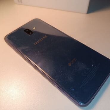 магазин самсунг баку: Samsung Galaxy J6 Plus, 32 GB, rəng - Mavi, Sensor, Barmaq izi, Face ID