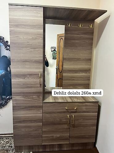 sifoner: Dehliz dolabı – 260 ₼ - Material: ağac fakturalı laminat - Rəng — 1