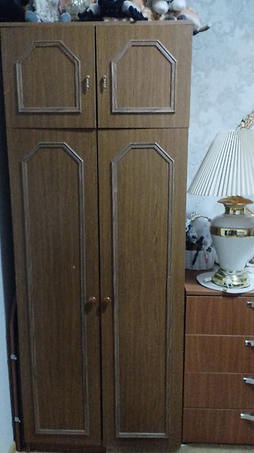 Шкафы: İki bölməli paltar şkafı - Material: laminat Polşa istehsalı — 1
