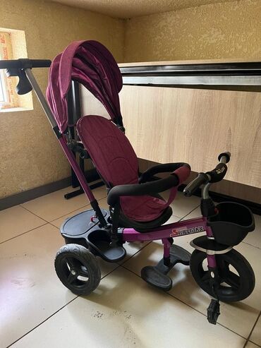 коляска запчасти: Коляска, цвет - Розовый, Новый