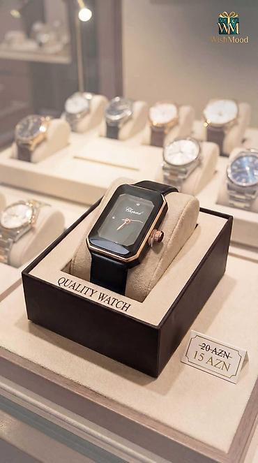 Qol saatları: Brend: WishMood – Quality Watch Məhsul: Düzbucaqlı korpuslu klassik — 1