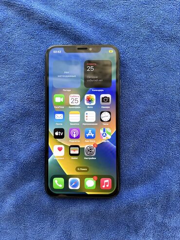 60 fps ucuz telefonlar: IPhone X, 64 GB, Qara, Face ID