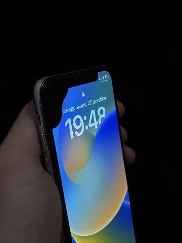 Apple iPhone: IPhone X, Б/у, 256 ГБ, Чехол, 80 % — 7