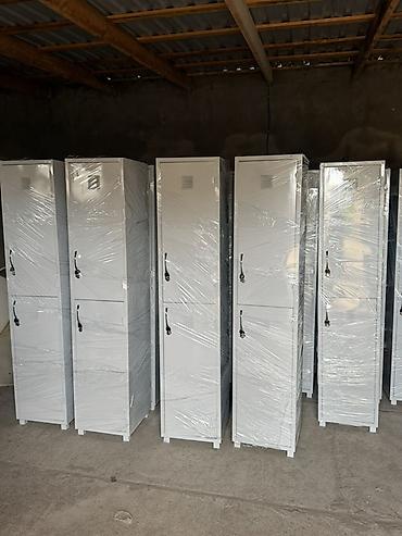 ev ucun mebel dolab: Metall şkaf – paltar və əşya dolabı - Material: qalın metall — 1
