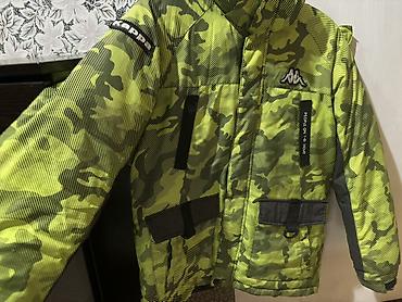 soft shell: Детская зимняя куртка Kappa - Яркий камуфляжный принт — 1