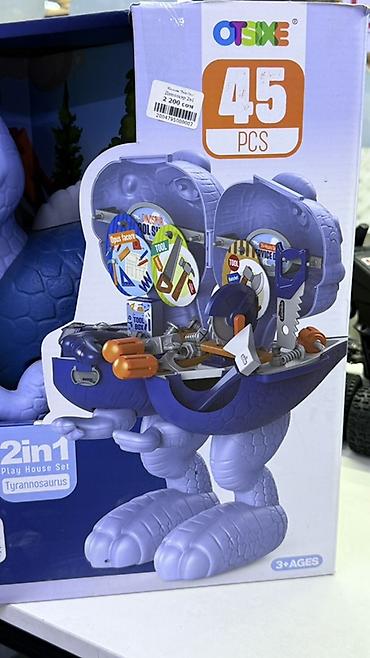 детская машина: Игровой набор «Tool Shop» 2-в-1 — Тираннозавр - Формат 2-in-1 — 2