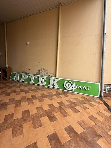 reklam tablosu: “APTEK 24 SAAT” işıqlı fasad lövhəsi - Növ: Reklam lövhəsi / vitrin — 2