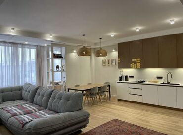 Долгосрочная аренда квартир: 2 комнаты, 121 м², Элитка, 8 этаж, Дизайнерский ремонт