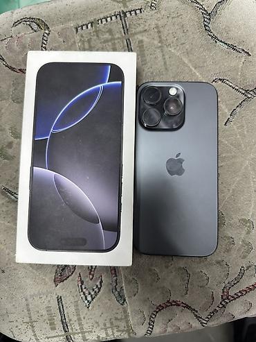 IPhone 16 Pro, 256 ГБ, цвет Black Titanium (по маркировке на коробке —