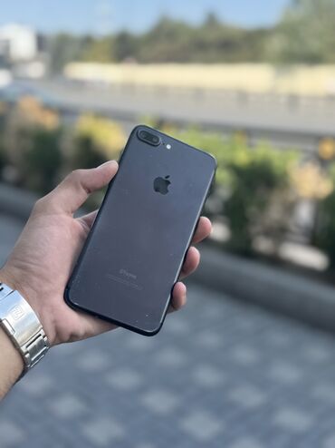 iphone 7: IPhone 7 Plus, 256 GB, Qara, Barmaq izi