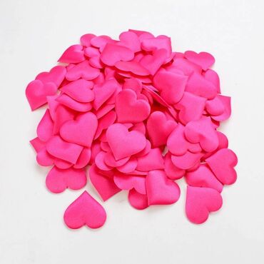 свадебный букет из атласных лент: Декоративные сердечки для декора и творчества 💗 Яркие розовые