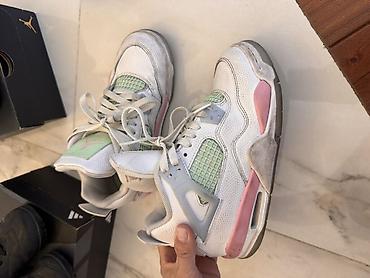 саламандра обувь: Кроссовки Nike Air Jordan 4 Retro (женская/унисекс расцветка) — 1