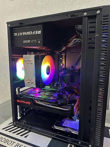 ryzen 5 5500: Компьютер, ядер - 6, ОЗУ 32 ГБ, Для несложных задач, Б/у, Intel Core i7, AMD Radeon RX 5600 XT, HDD + SSD — 5