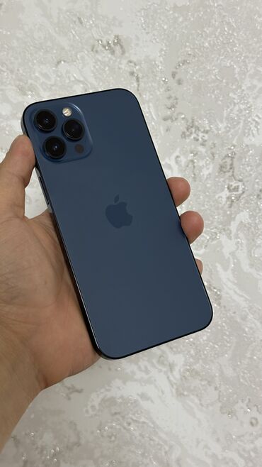 бэушный айфон 13: IPhone 12 Pro Max, Б/у, 256 ГБ, Pacific Blue, 78 %