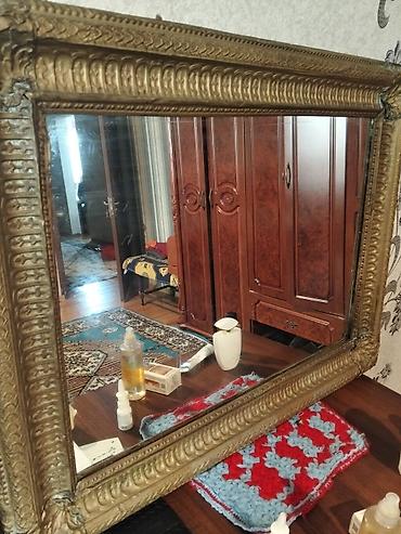 ev saat: Güzgü Divar üçün, Düzbucaqlı, Dekorativ, Naxışlı — 1