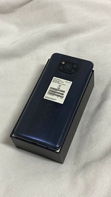 поко ем 5: Poco X3 Pro, Колдонулган, 64 ГБ, түсү - Көк